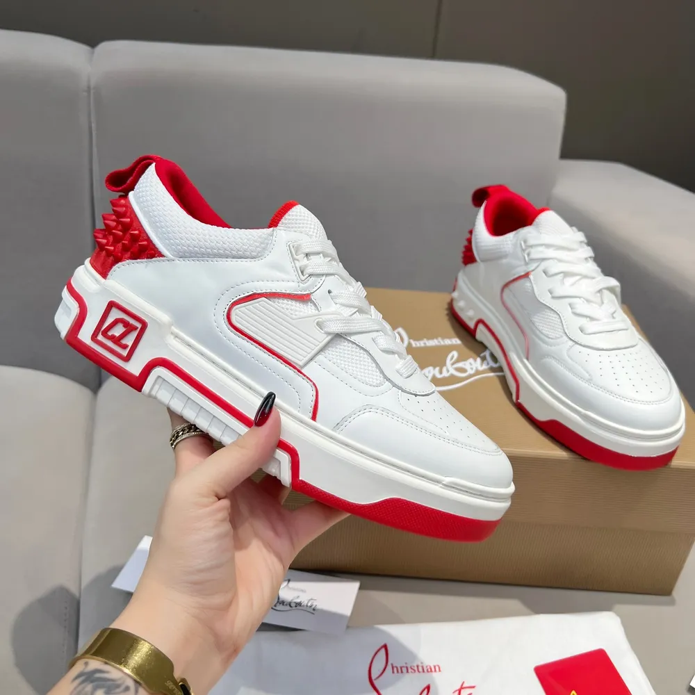 p720 王俊凱 楊冪 張婧儀 許凱 丁程鑫 陳牧馳王子異 同款Christian Louboutin路鉑廷 2024 【新品】 ASTROLOUBI 男女同款厚底運動鞋紅底鞋時尚與運動完美融合,