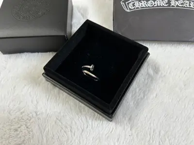 💰500 chrome herats 克羅心 平頭開口釘子戒指