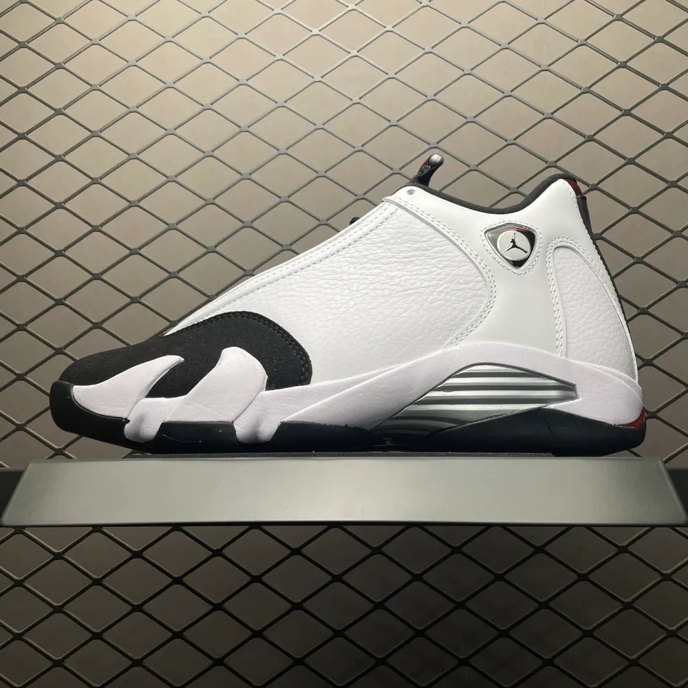 純原 Air Jordan 14 " Black Toe " AJ14喬14 男子文化籃球鞋 487471-160 國內一線頭部大廠出品 原廠材料打造 原鞋原楦頭紙板開發 高階外貿專供品質 尺碼：40 40.5 41 42 42.5 43 