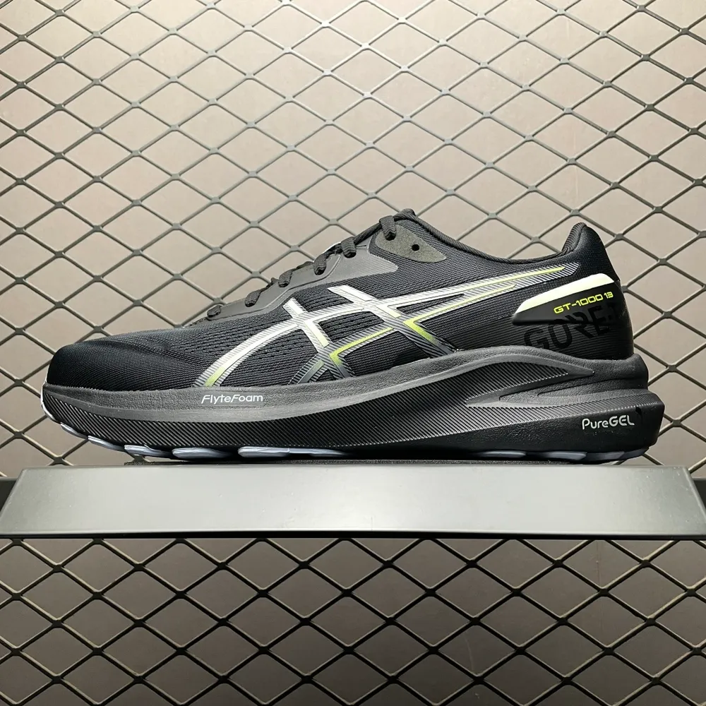 💰550 Asics 亞瑟士 GT-1000 13 低幫運動休閒跑步鞋 1011B857-001 平臺專供品質 區別市面通貨 尺碼：39.5 40 40.5 41.5 42 42.5 43.5 44 45 編號：25TDEF46