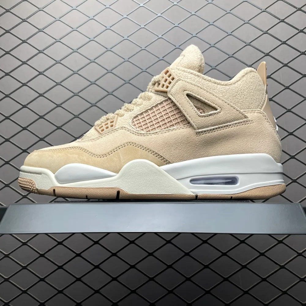 純原Air Jordan 4  Retro AJ4喬4 文化籃球鞋 HV0823-200 專業AJ大廠出品 外貿走量專供 全頭層皮料 高畫質潔度 立體高頻 四線中底拉幫 網格大小 各方面細節都不錯 尺碼：36 36.5 37.5 38 38.