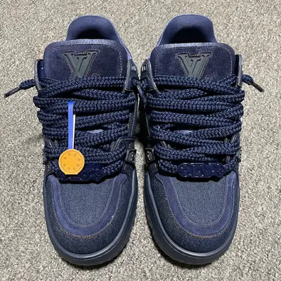 💰969 Louis Vuitton LV 路易威登 Trainer Maxi 胖丁 低幫休閒板鞋 全新私人訂單出貨 海淘代購同渠道 正確摺疊鞋盒 平臺外貿高階零售專供品質 原版開發 完美楦型 還原度達到98% 三色組合厚底 完美增高4-