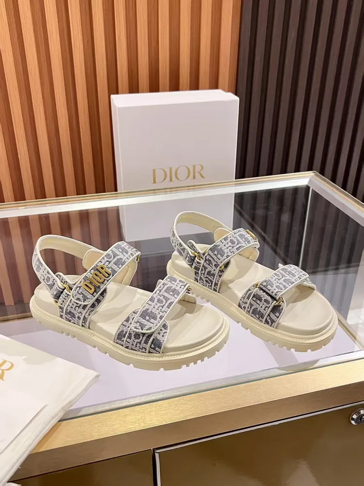P630。Dior帆布爆款涼拖