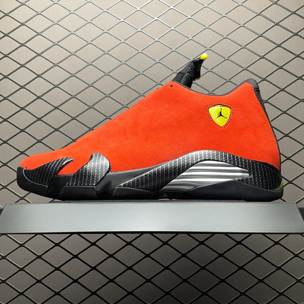 純原 Air Jordan 14 " Ferrari " 法拉利 AJ14喬14 男子文化籃球鞋 IF5015-600 圈內知名口碑大廠出品 原楦原紙板 原廠材料打造 極致一眼正品既視感 高階外貿零售專供品質 尺碼：40 40.5 41 4