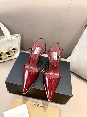 P650Alaïa2026春夏坡底高跟鞋​​