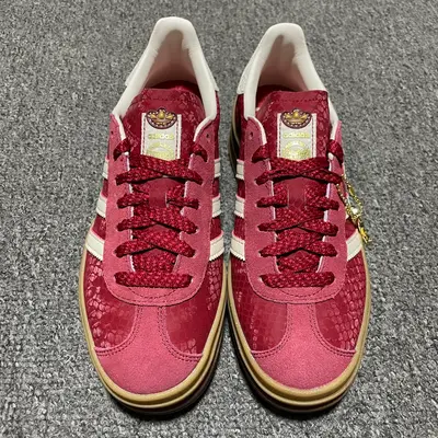 💰550 純原AD 阿迪 Gazelle Bold "CNY" 蛇年限定 新年限定 厚底休閒板鞋 JQ5977 純原品質出貨 市售唯一正確版本 區別市面先行通貨 尺碼：35.5 36 36.5 37 38 38.5 39 40 40.5 