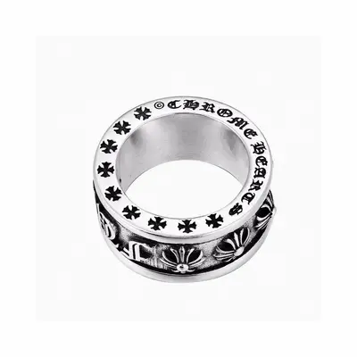 💰485 Chrome Hearts 克羅心古文字旋轉戒指