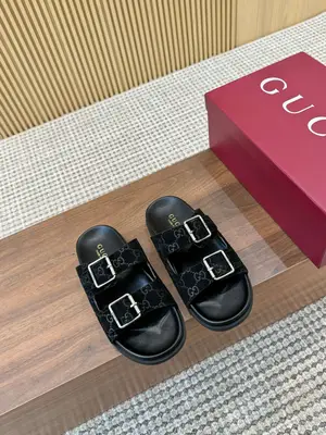 2025🆕[P620]福利新品厚底GuCci互扣式刺繡大G橫帶穆勒鞋 🆕官網同步，原版一比一複製，最高版本🆙👏🔥所有材質細節均與YB一致💪👍 常年做貨。