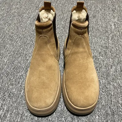 💰610   平臺外貿專供 UGG Burleigh Chelsea 切爾西 男士高幫雪地靴 1152050 十年品牌製鞋代工廠生產線出品 注重每一處細節 隆豐A級真羊皮毛一體 完全遵循ZP工藝流程打造 尺碼：40 41 42 43 44