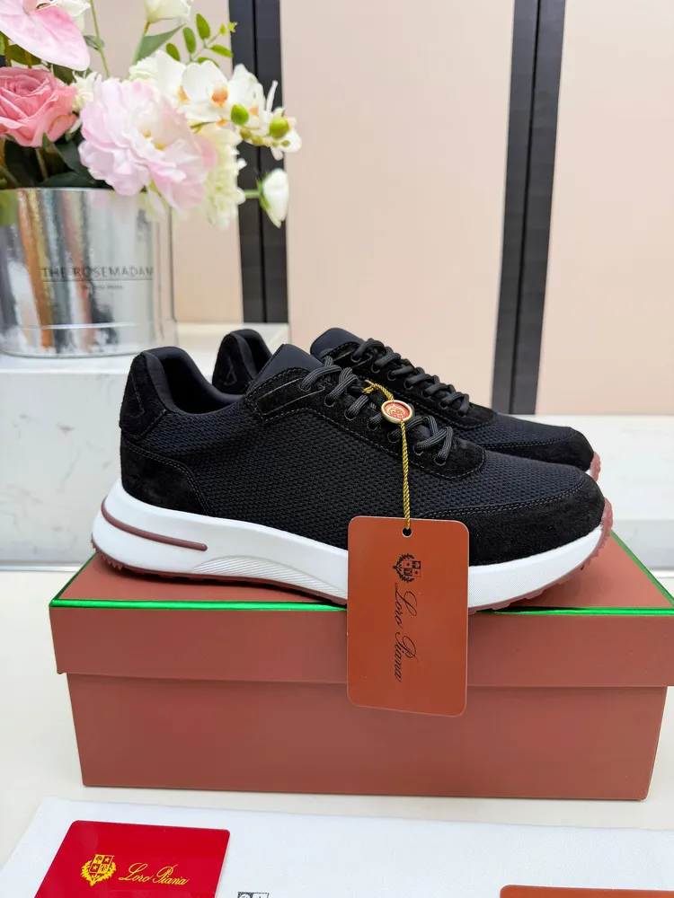 代購級，高版本🦅⛳️義大利Loro Piana·諾悠翩雅Tennis walk系列 LP休閒 運動鞋 老爹鞋🎁🎁原版購入開發 做貨 ，適合全年穿著👫包邊鞋底營造增高輕鬆迷人的色彩組合，LP的款式都是高品質 保持低調做派的上層人士穿著
