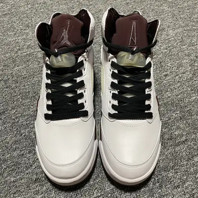純原A Ma Maniére x Air Jordan 5 Retro AJ5喬5 聯名款文化籃球鞋 IB1528-100頭部一線大廠OG出品 原鞋定版開發 原廠皮料原廠資料打造 高階外貿零售專供 最高限度還原官方 尺碼：40 40.5 4
