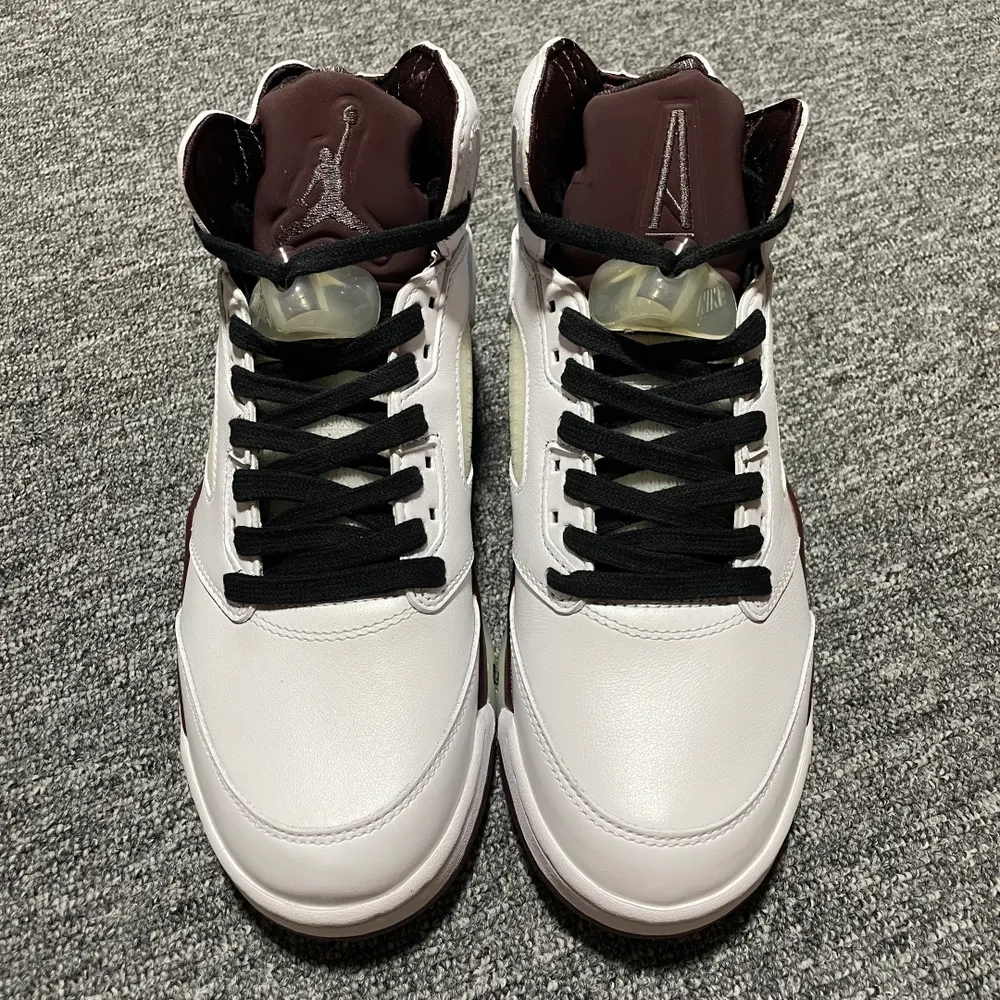 純原A Ma Maniére x Air Jordan 5 Retro AJ5喬5 聯名款文化籃球鞋 IB1528-100頭部一線大廠OG出品 原鞋定版開發 原廠皮料原廠資料打造 高階外貿零售專供 最高限度還原官方 尺碼：40 40.5 4