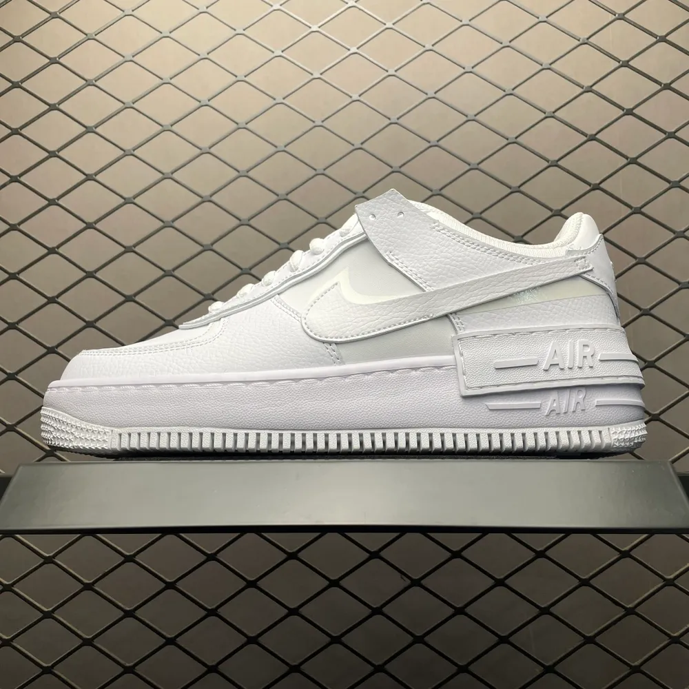 💰530 純原NK Air Force 1 Shadow 解構系列空軍一號低幫運動休閒板鞋 CI0919-100 尺碼：35.5 36 36.5 37.5 38 38.5 39 40 編號：23TDEF51