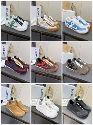 【集合圖】超級🔥火爆【LOEWE·羅意威】阿甘鞋，腳感無敵！年度暴走款 內增高德訓鞋！