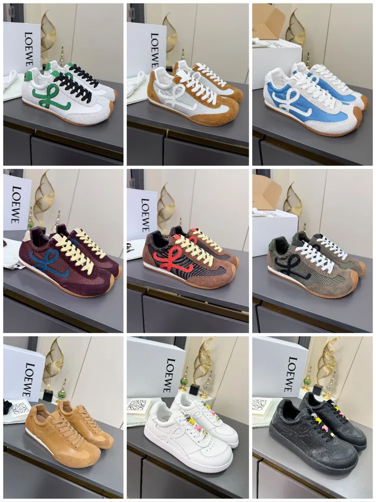 【集合圖】超級🔥火爆【LOEWE·羅意威】阿甘鞋,腳感無敵!年度暴走款 內增高德訓鞋!