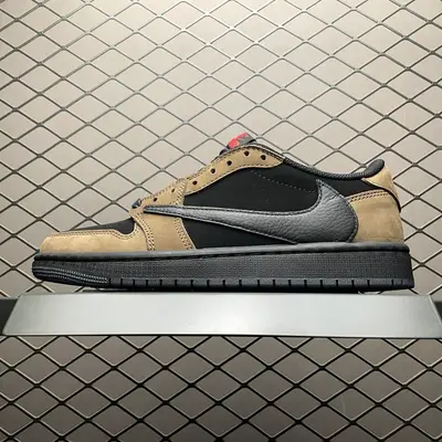 💰610 純原Travis Scott x Air Jordan 1 AJ1喬1低幫倒鉤 IB7109-005 大廠代工流水線打造 純原級既視感 細節隨意對比 尺碼：36 36.5 37.5 38 38.5 39 40 40.5 41 4