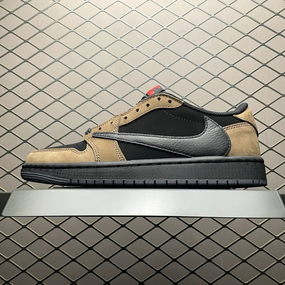 💰610 純原Travis Scott x Air Jordan 1 AJ1喬1低幫倒鉤 IB7109-005 大廠代工流水線打造 純原級既視感 細節隨意對比 尺碼：36 36.5 37.5 38 38.5 39 40 40.5 41 4
