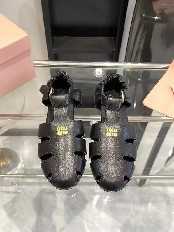 Miu Miu 2026ss 春夏季走秀款 羅馬涼鞋