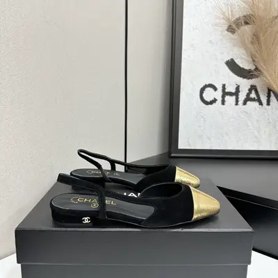 chan*l🔺經典slingback小香涼鞋！單鞋！