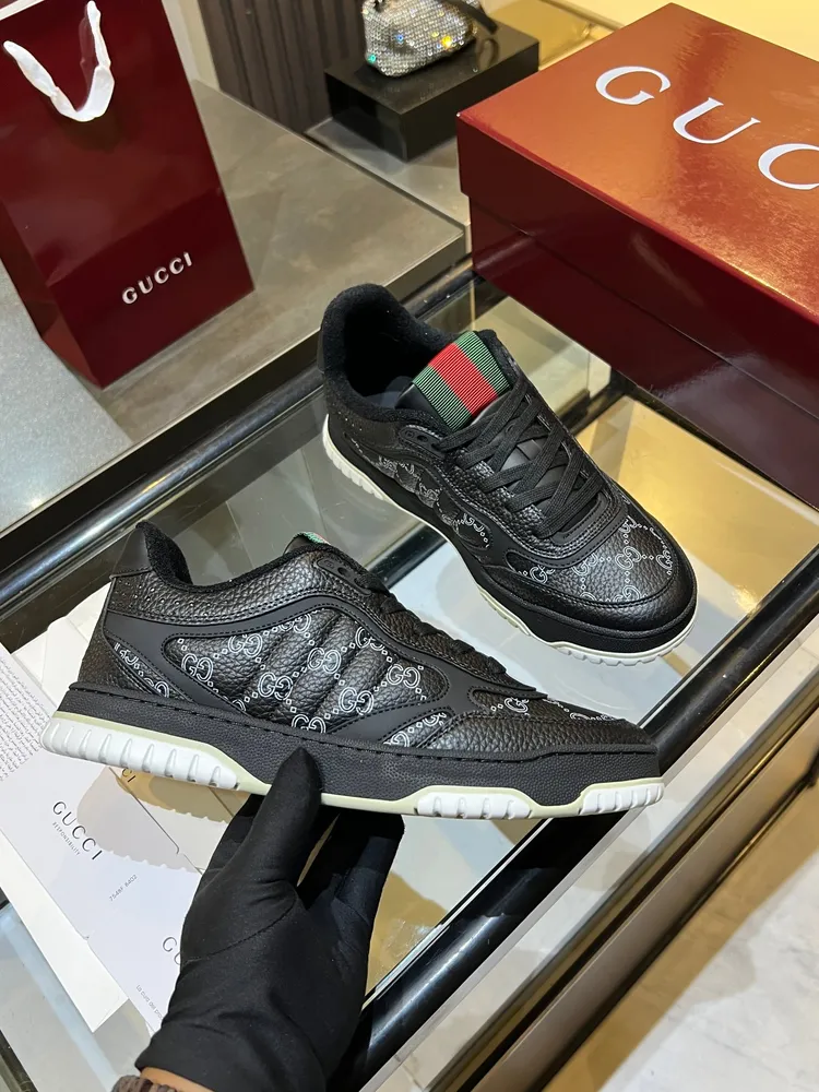 Gucci古馳 最新爆款高低幫做舊情侶運動鞋系列出貨