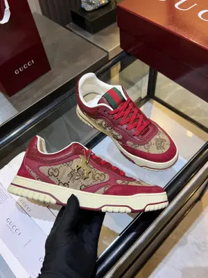 Gucci古馳 最新爆款高低幫做舊情侶運動鞋系列出貨