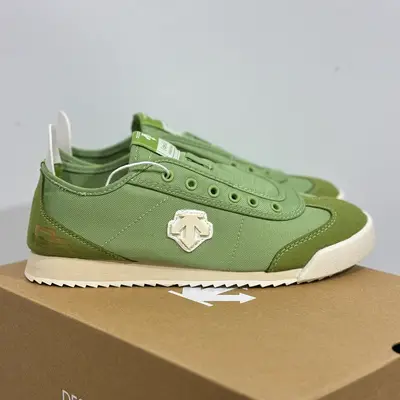 迪桑特帆布鞋綠色 DESCENTE Chron 帆布 舒適百搭 輕便 低幫 生活休閒鞋