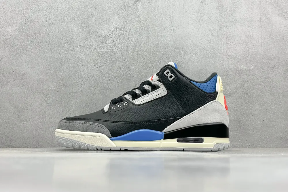 Air Jordan AJ3 Retro 黑藍