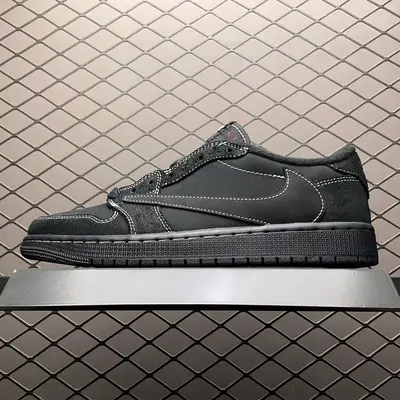 純原版本 Travis Scott x Air Jordan 1 AJ1喬1 TS 聯名倒鉤 DM7866-001 黑武士  國內頭部一線大廠品質 原鞋原楦頭紙板 原廠資料開發打造 所有材料配套都是一線高規格配置 平臺高階零售外貿專供品質 